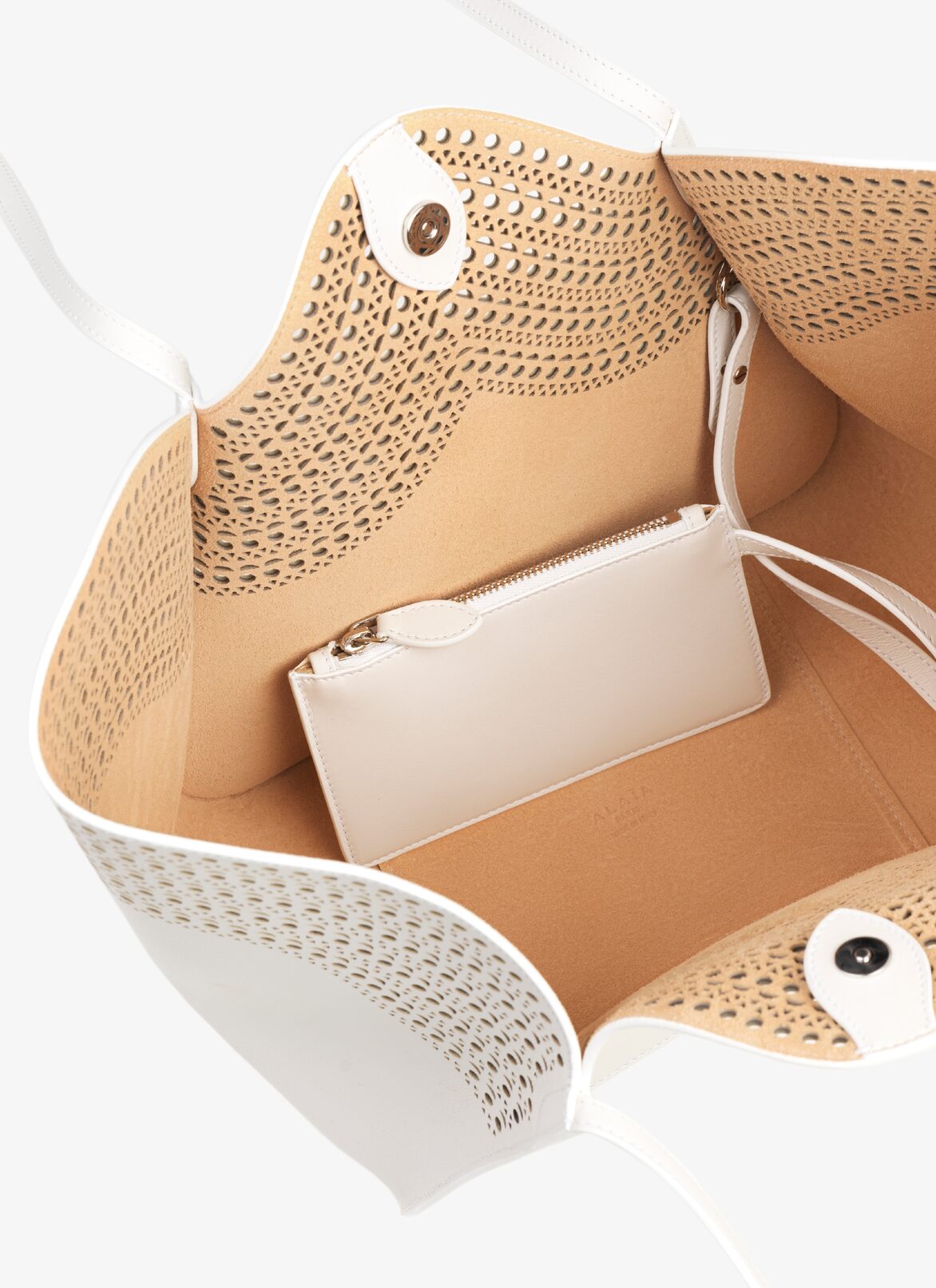 Handbags ALAÏA OPTIC WHITE HANDBAGS
